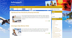 Desktop Screenshot of kelionese.lt